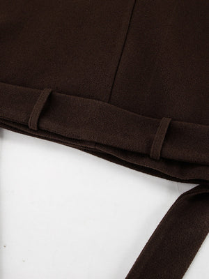 Liber Autumn Women's Woolen cloth Solid Color Jackets