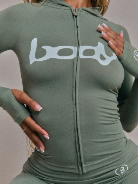 Leopard Letter Printed Hooded Long-sleeved Cardigan Top Pants 2-piece Sets