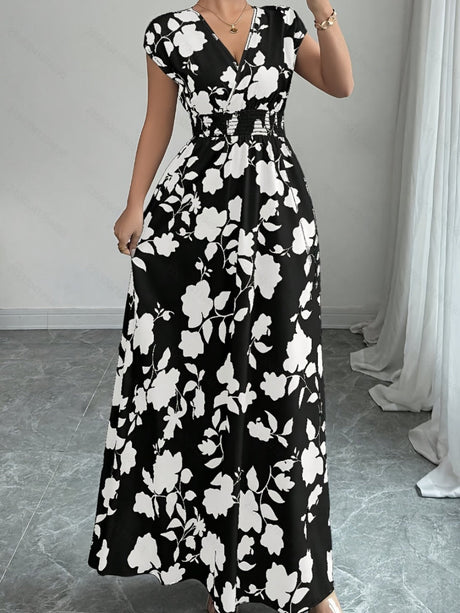 Hit Flowers Plants And Flowers Maxi Dresses