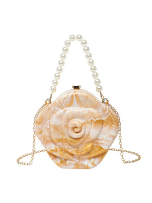Floral Evening Shoulder Bag