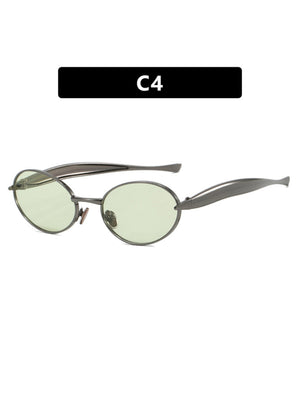 Small Oval-shaped Sunglasses