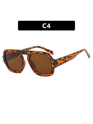 Leopard Print Sunglasses