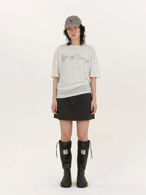 Creative Asymmetrical Print Top