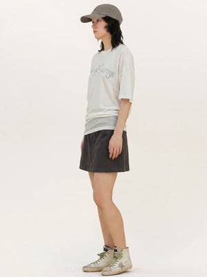 Creative Asymmetrical Print Top