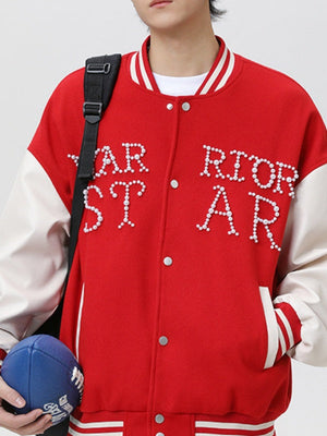 Liber Autumn Neutral wear Beading Color matching Jackets