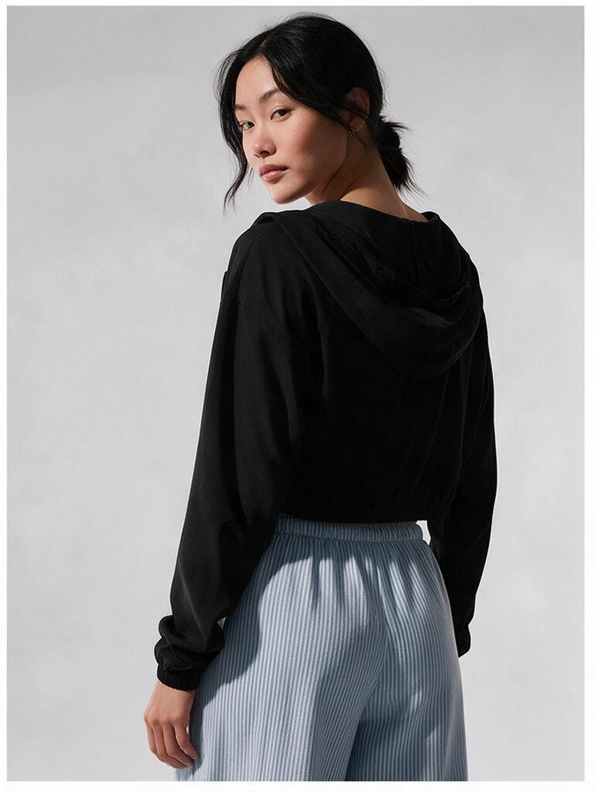Striped Casual Wide-Leg Pants