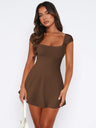 Backless Bandage Mini&Short Dresses