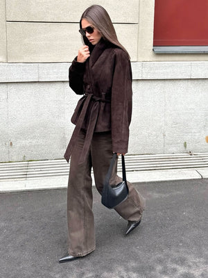 Liber Autumn Women's Belt Jackets