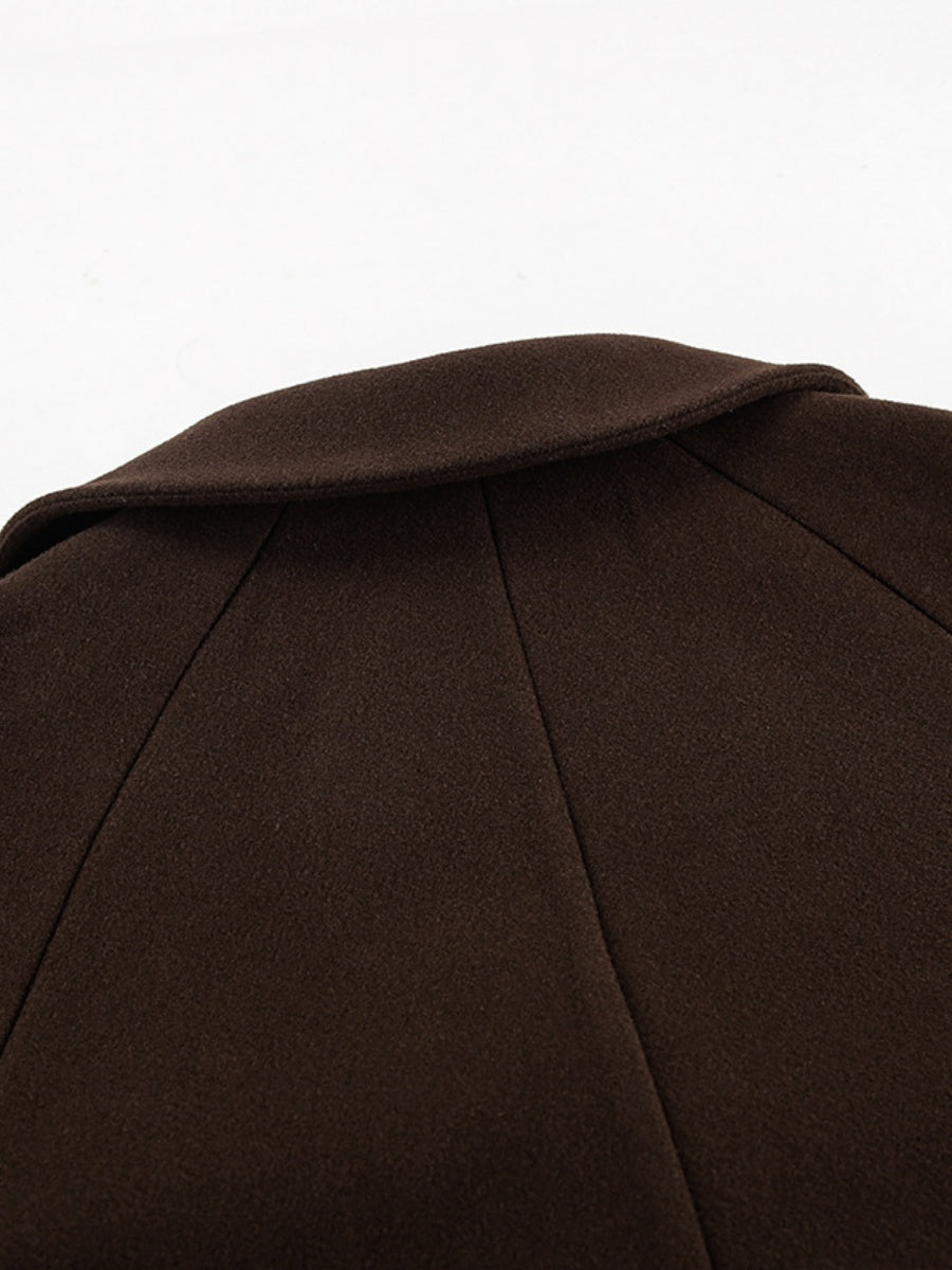 Liber Autumn Women's Woolen cloth Solid Color Jackets