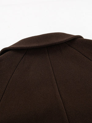 Liber Autumn Women's Woolen cloth Solid Color Jackets