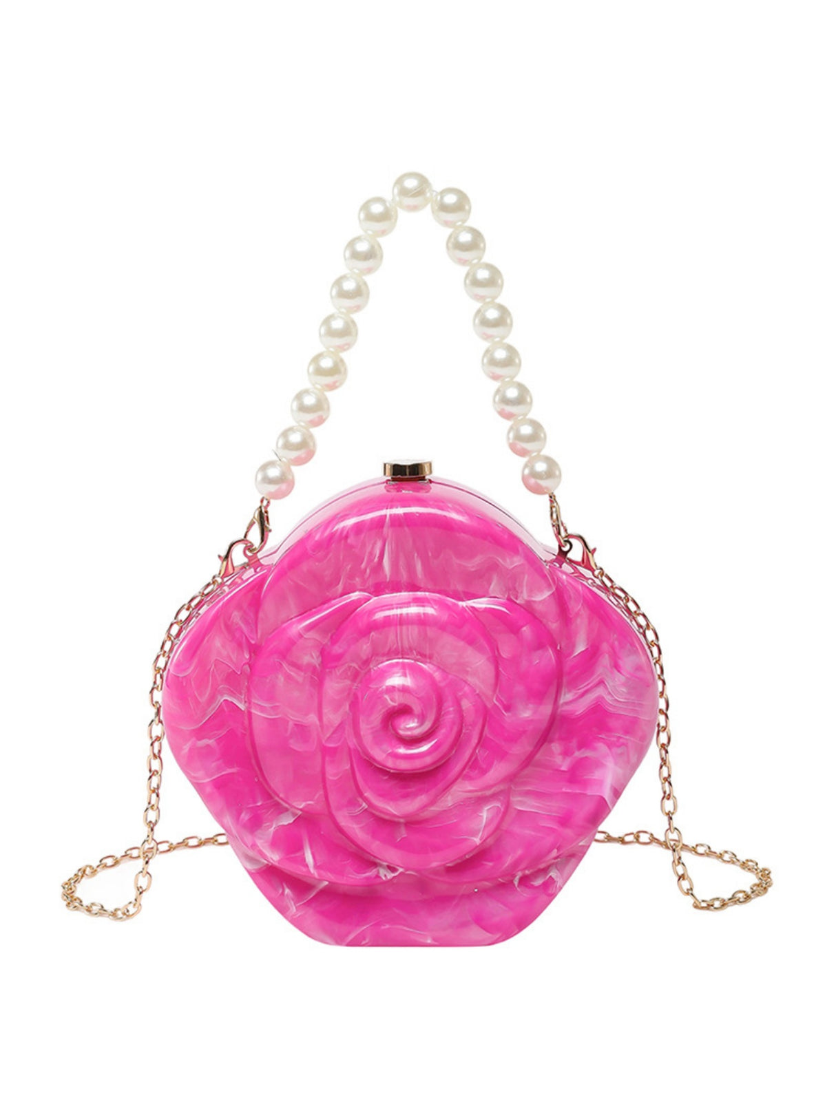 Floral Evening Shoulder Bag