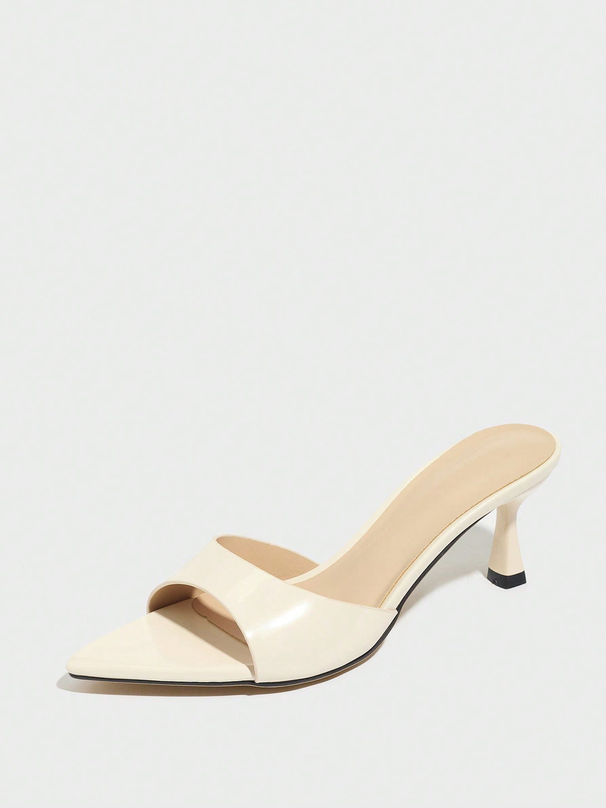 Embossed High-heeled Sandals