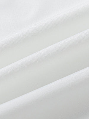 Off-the-shoulder Letter Print Pocket Casual Long-sleeved Shirt Sweatshirts&Hoodies 2-piece Sets