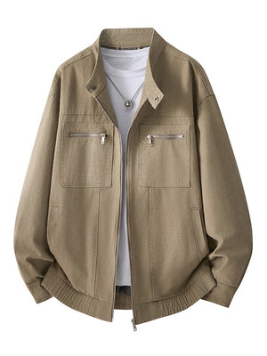 Retro Harrington Distressed Locomotive Tooling Jackets
