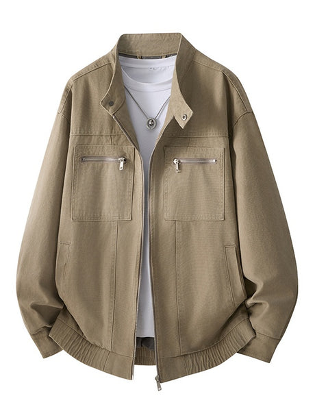 Retro Harrington Distressed Locomotive Tooling Jackets