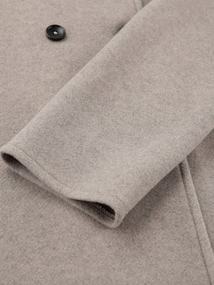 Double-Breasted Short Pea Coat