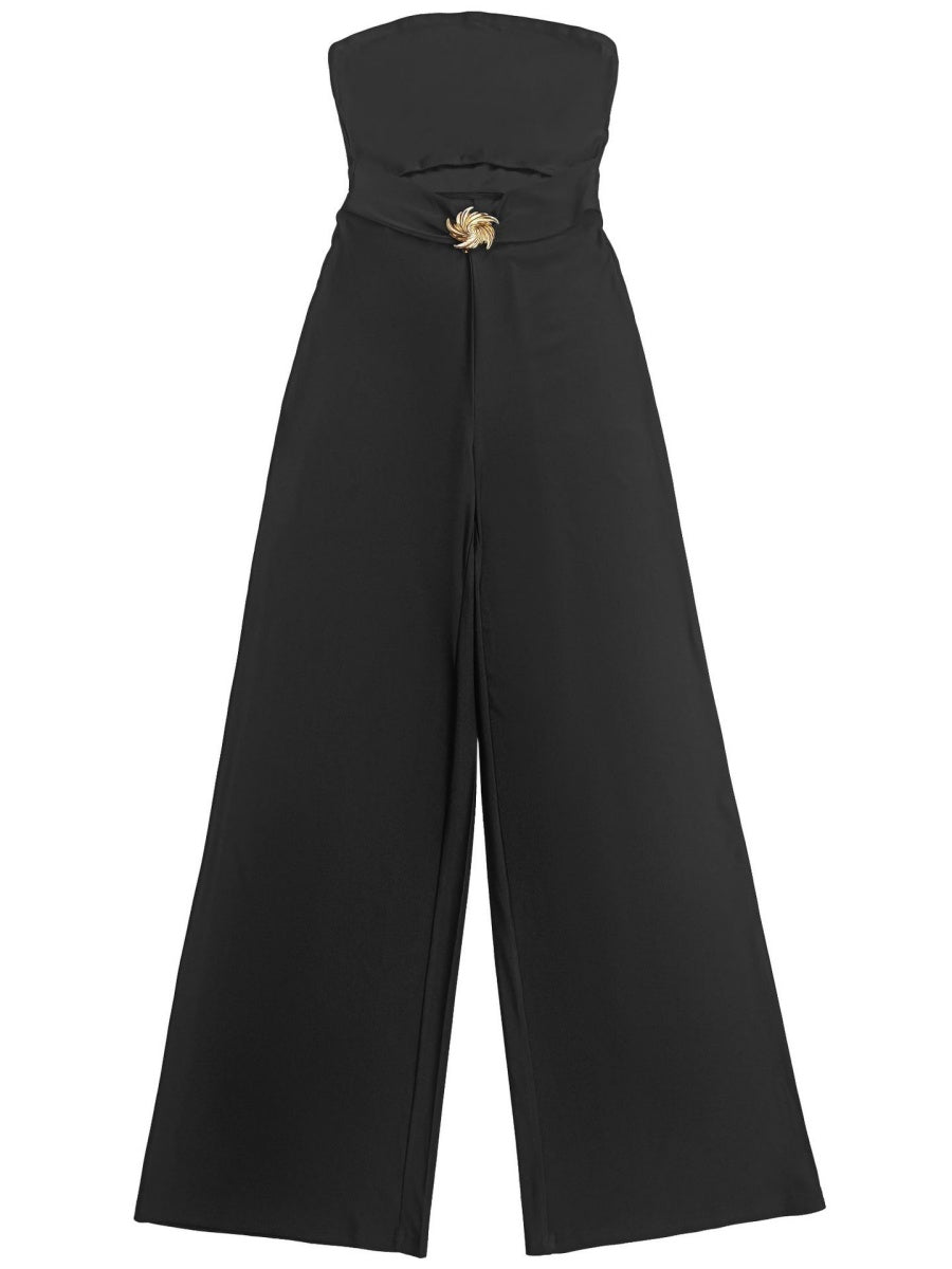 Navel Tube Top Jumpsuits