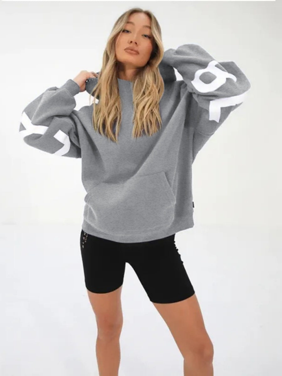 Liber Autumn Women's Letter Sweatshirts&Hoodies