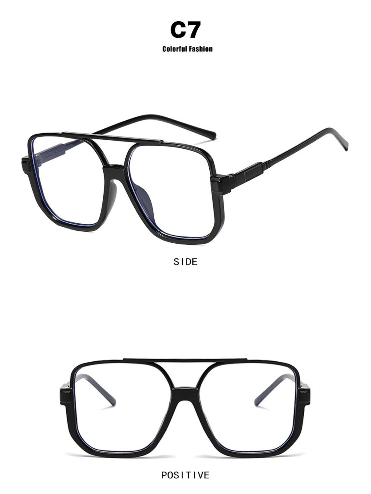 Lunettes de soleil carrées tendance