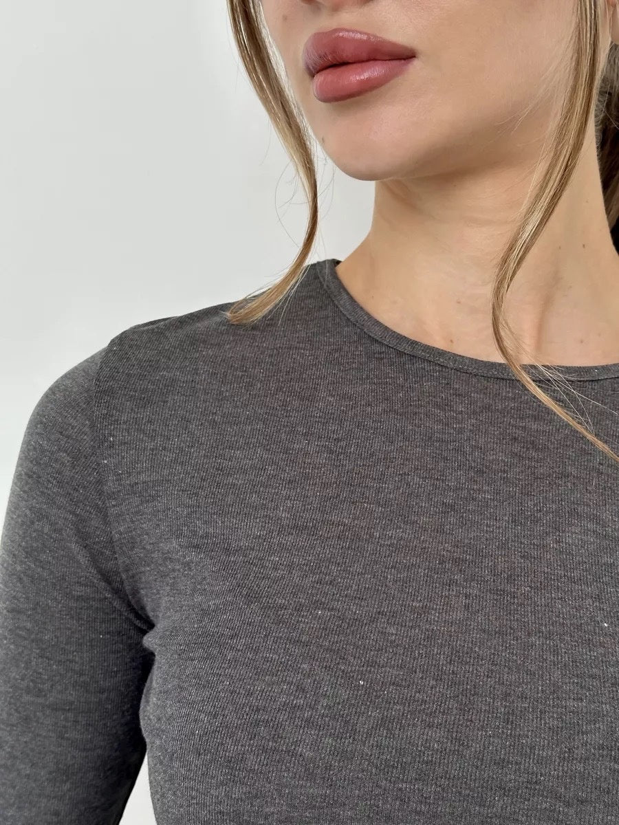Liber Autumn Women's Personality Solid T-shirt