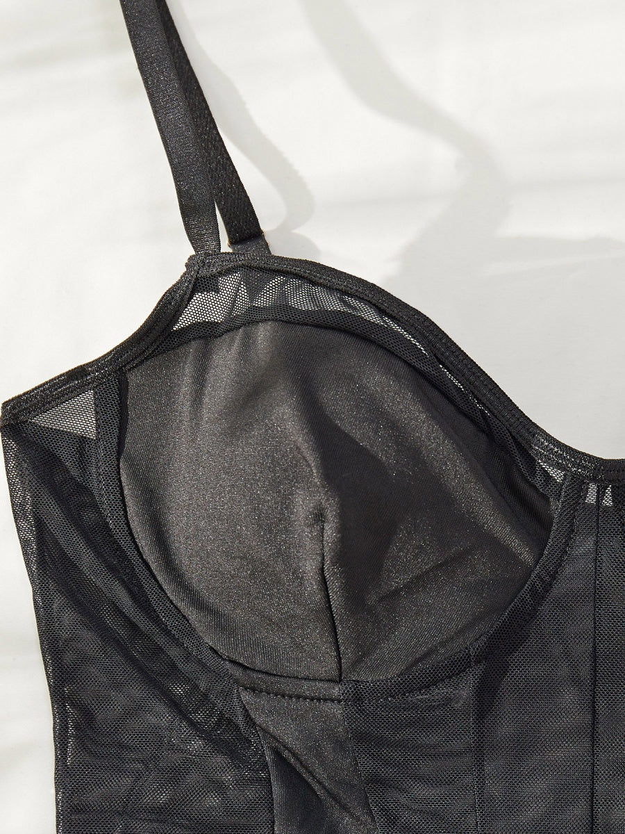 Mesh Perspective Bodysuits