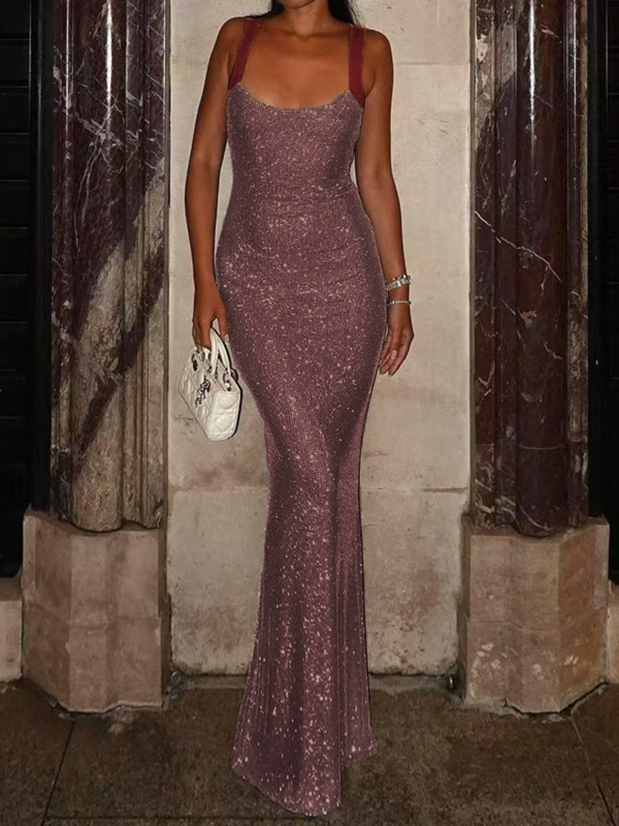 Rückenfreie, elegante Maxikleider für Partys