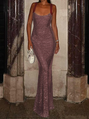 Rückenfreie, elegante Maxikleider für Partys