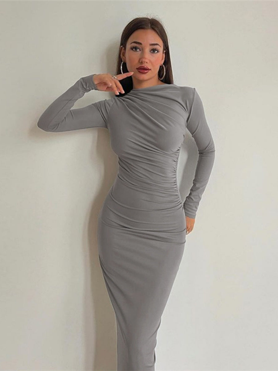 Liber Winter Women's Solid Color Solid Color Maxi Dresses