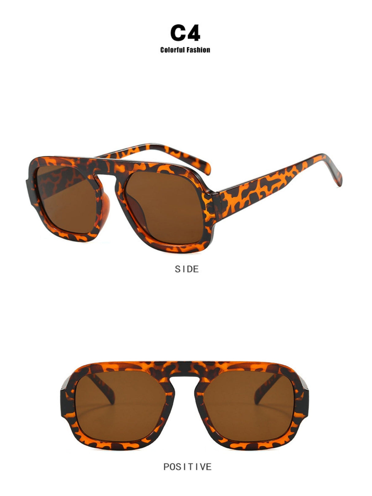 Leopard Print Sunglasses