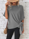 Batwing Sleeve Loose Casual Short-sleeved T-shirt