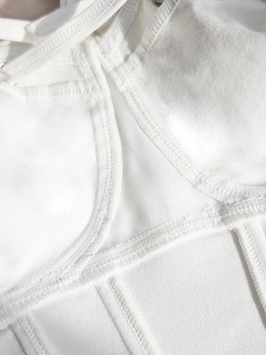 Lace Up Solid Color Camisoles