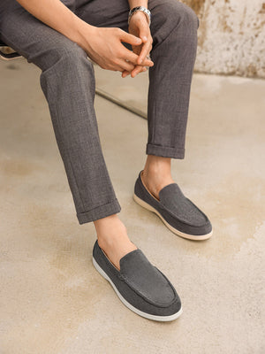 Suede Slip-on Loafers