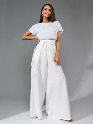 Sequins Short Sleeve Leisure Bodysuit