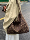 Leopard Print Large Capacity Shoulder Bag