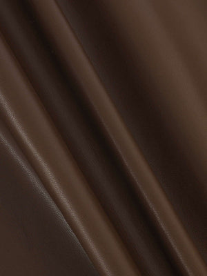 Slit High Waist Zipper Slim Fit Hip Leather Skirts