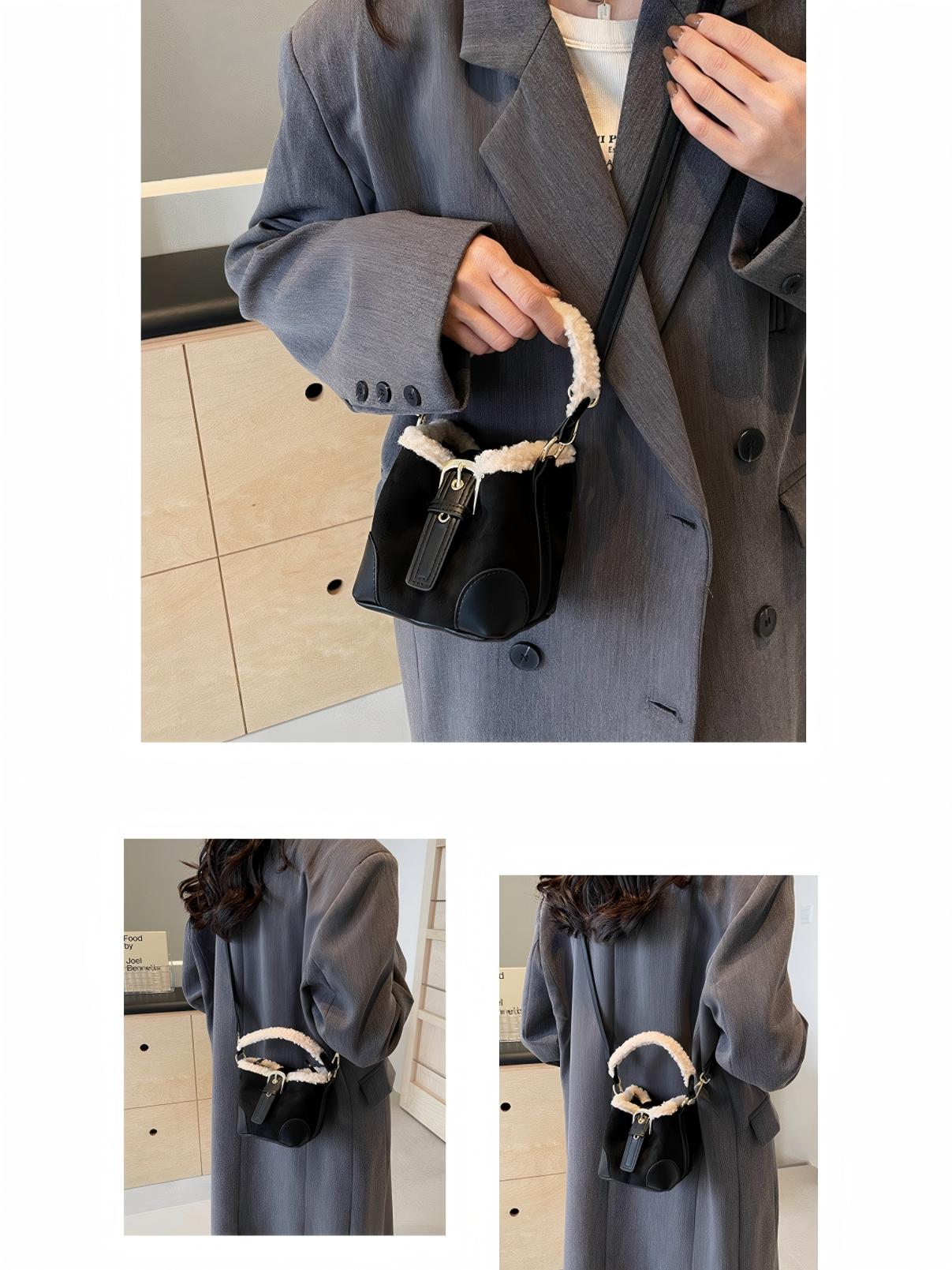 Plush Mini Crossbody Bag
