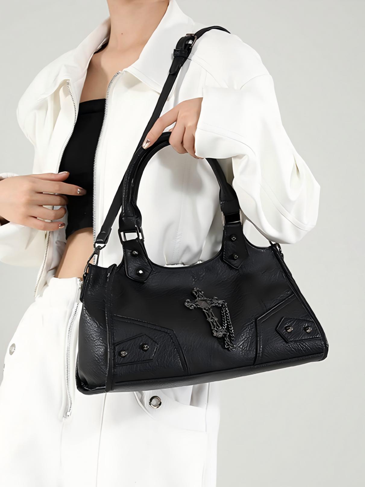 It's A Chain-studded Handbag.