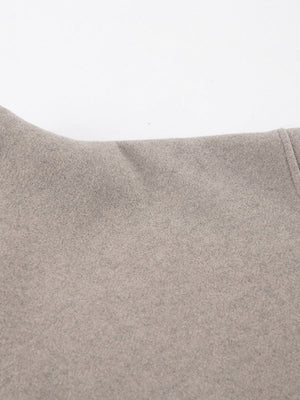 Double-Breasted Short Pea Coat