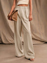 Commuting Loose High-waisted Straight Wide-leg Trousers