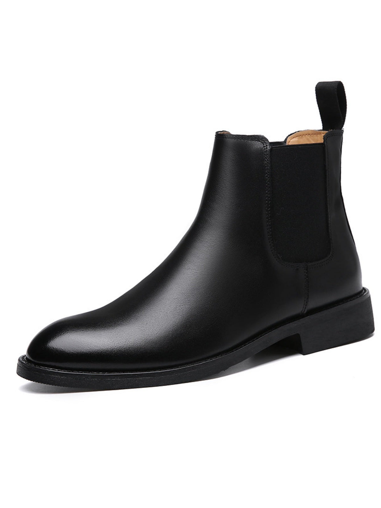 Classic Chelsea Boots Made Of Second-layer Cowhide.