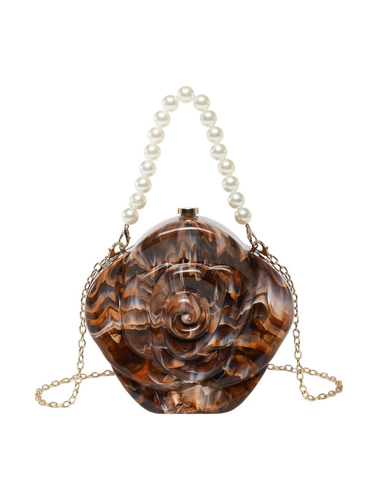 Floral Evening Shoulder Bag
