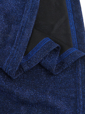 Neckholder-Maxikleider mit V-Ausschnitt, Schlitz und elegantem Design für Partys