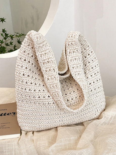 Woven Large-capacity Lightweight Shoulder Bag