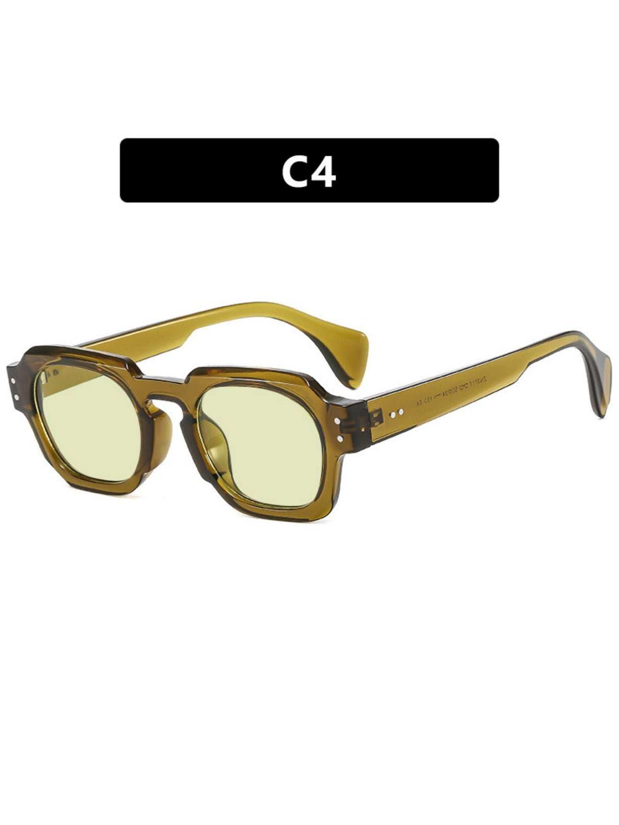 Stylish Oversized Sunglasses With Microfiber Embellishments