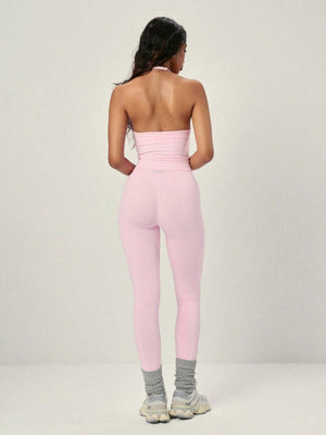 Spicy And Versatile Halter Neck Suspender Top
