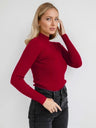 Half Turtleneck Solid Color Tights Versatile Sweaters