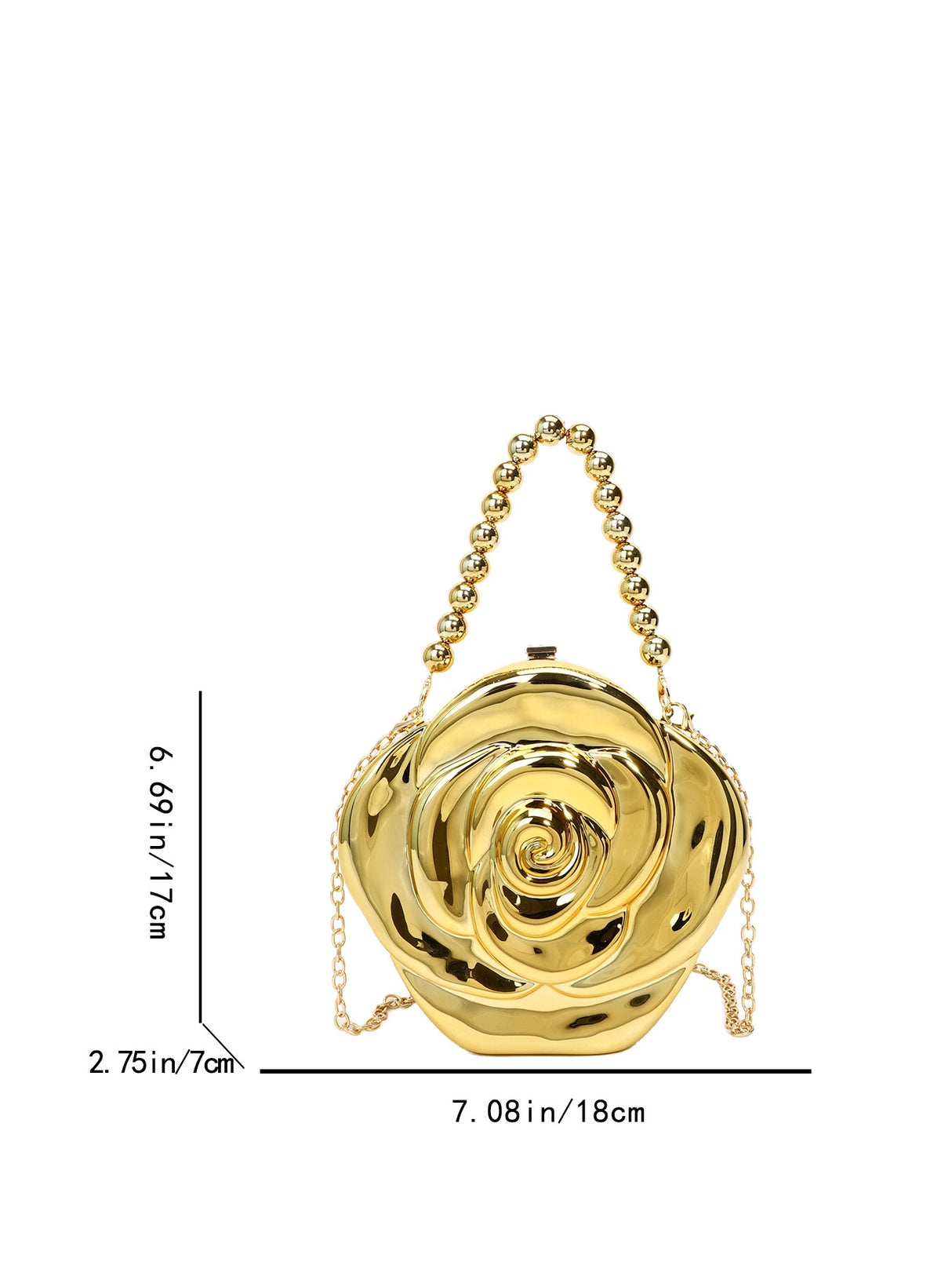 Floral Evening Shoulder Bag