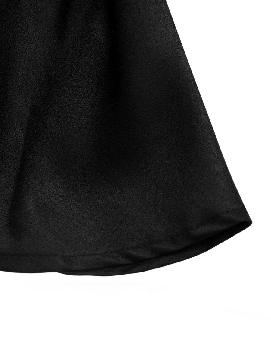 V-neck Long Sleeves Belts Solid Color Shirts