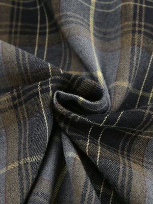 Liber Autumn Women's Plaid Plaid Shirts