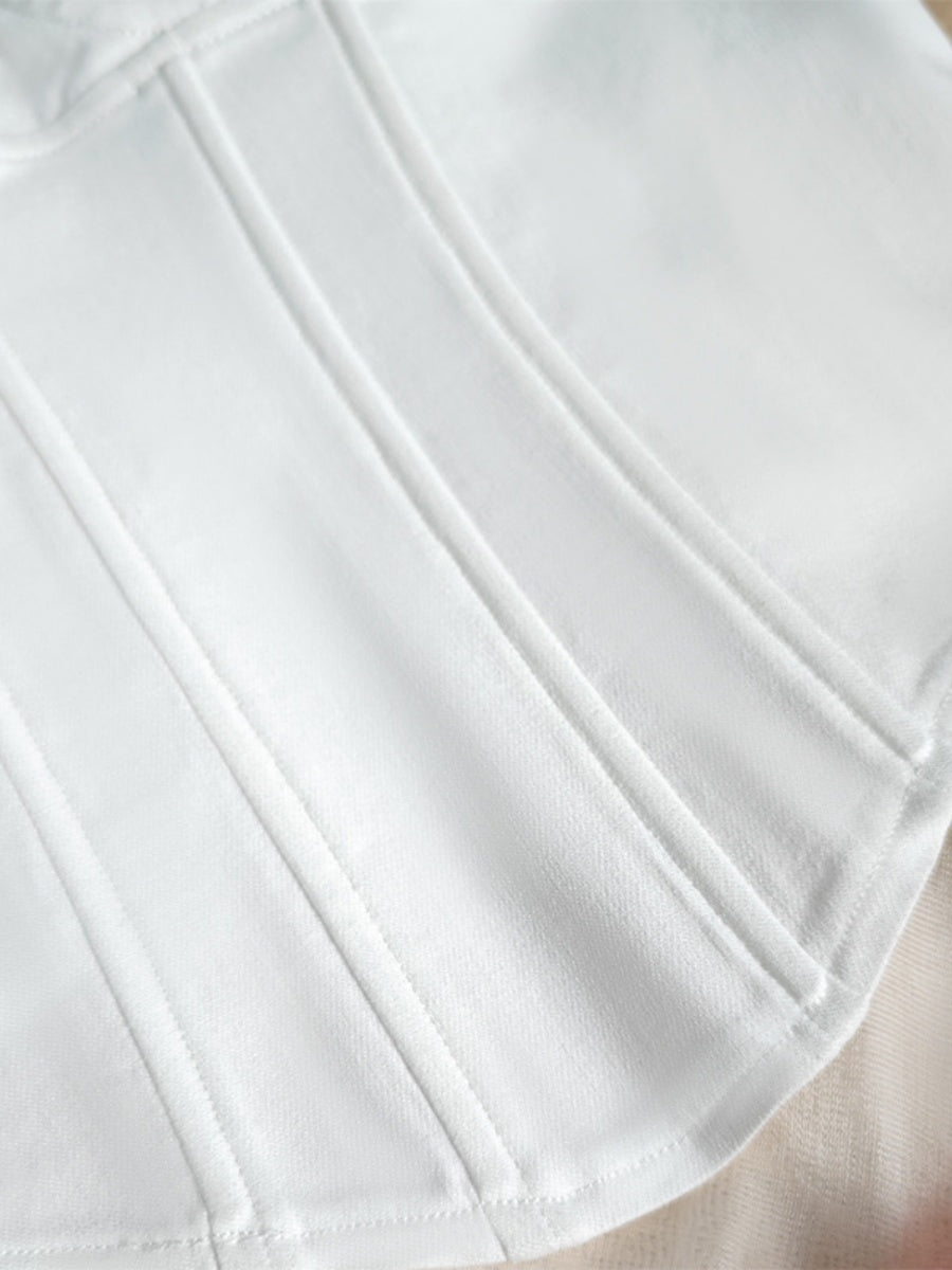 Lace Up Solid Color Camisoles